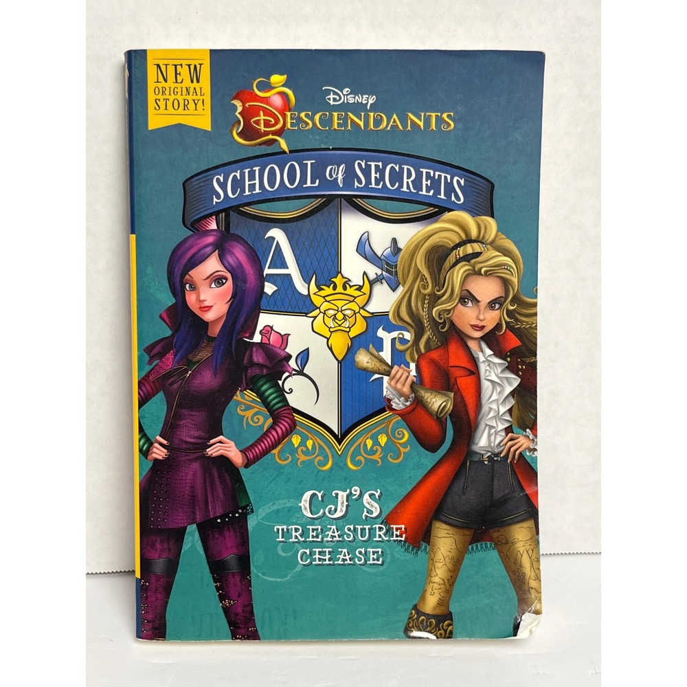 Disney Descendants School of Secrets CJs Treasure Chase Paperback Book 2016